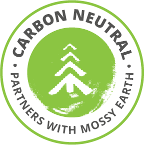 Carbon Neutral - Partners with Mossy Earth