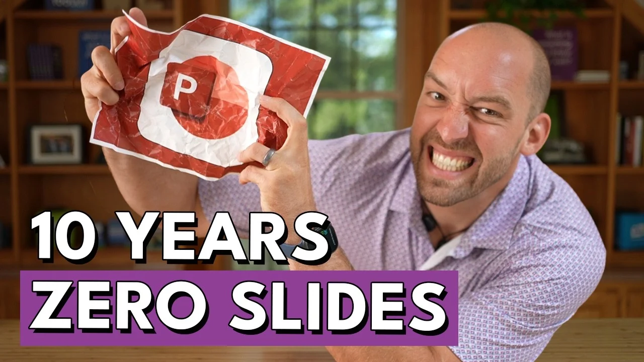 Why I Stopped Using Slides 10 Years Ago